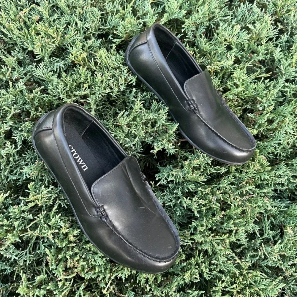 Crown & Ivy Kids Little Boys Black Cooper Loafers Size 13 Black‎
